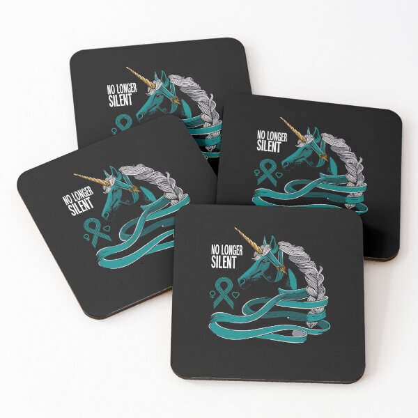 Item preview, No Longer Silent, Unicorn, Sexual Assault Awareness Month designed and sold by Adam Brooq.