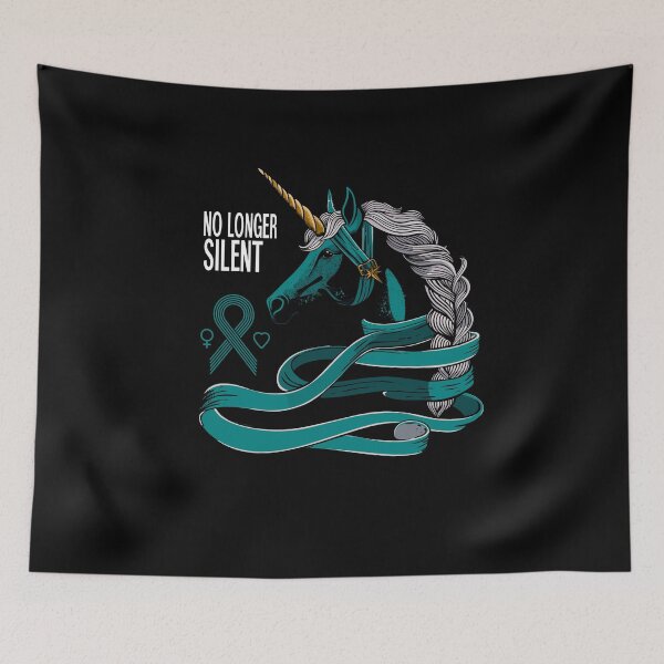 Item preview, No Longer Silent, Unicorn, Sexual Assault Awareness Month designed and sold by Adam Brooq.