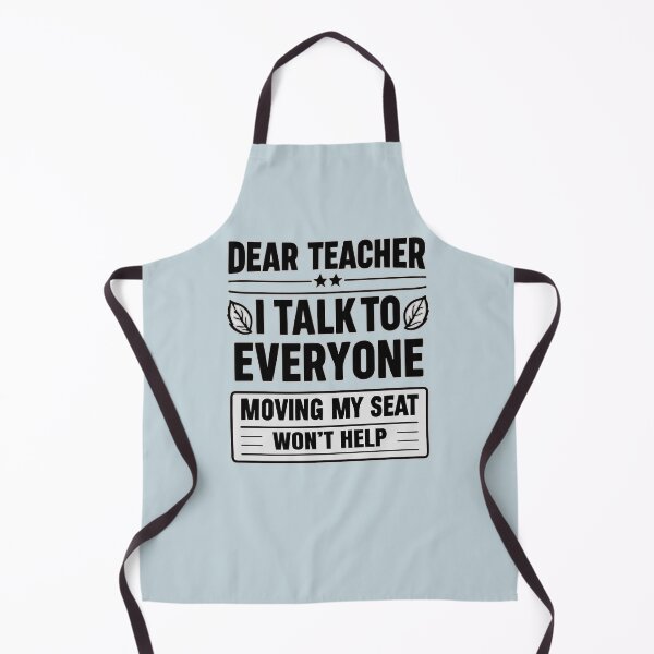 Item preview, Dear teacher, I talk To Everyone: Simple Minimalist designed and sold by Daqomm.