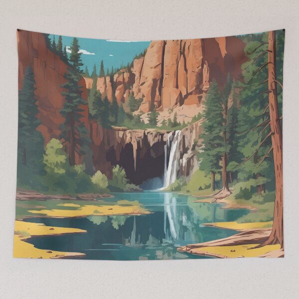 Item preview, Hanging Lake Landscape designed and sold by WildlifeInc.