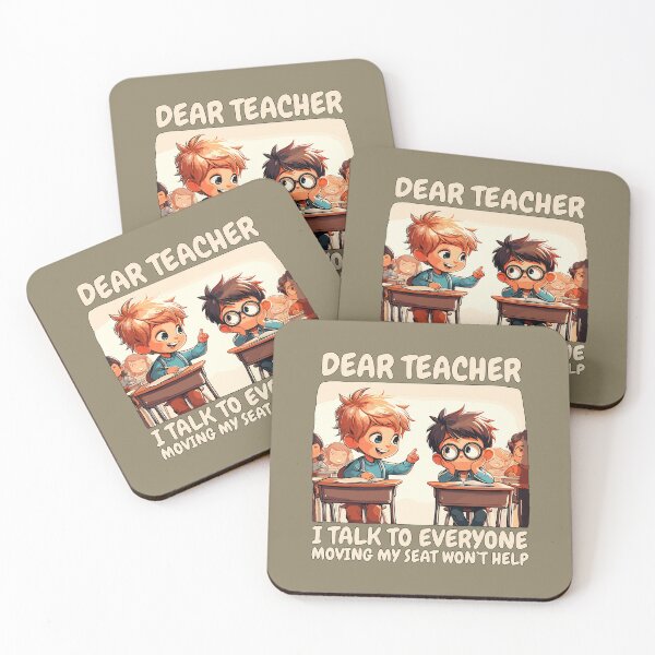Item preview, Cute Kids: Dear teacher, I talk To Everyone designed and sold by Daqomm.