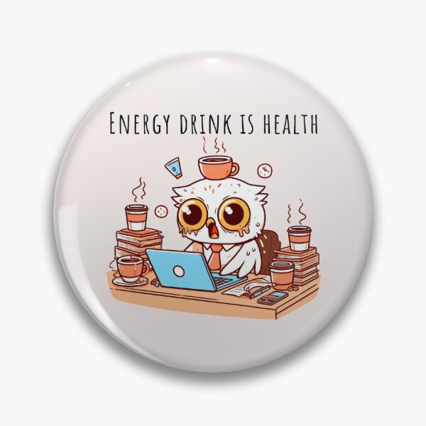 Item preview, Energy Boost Owl designed and sold by LemuellTrends.
