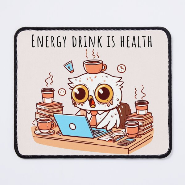Item preview, Energy Boost Owl designed and sold by LemuellTrends.