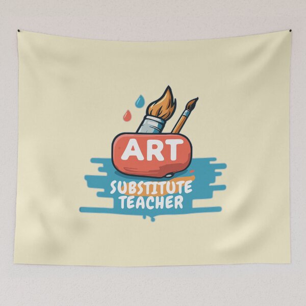 Item preview, Art Substitute Teacher: Simple Appreciation Gift For Christmas designed and sold by Daqomm.