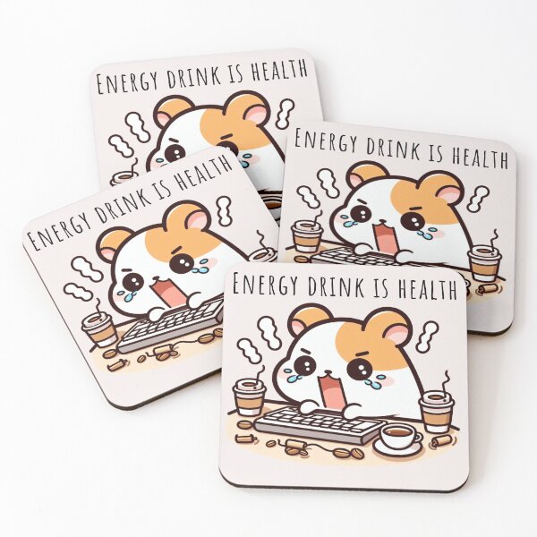 Item preview, Energy Boost Hamster designed and sold by LemuellTrends.