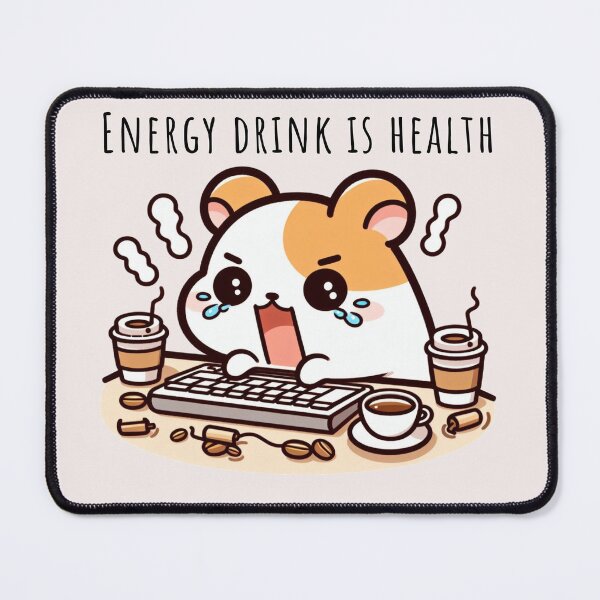 Item preview, Energy Boost Hamster designed and sold by LemuellTrends.