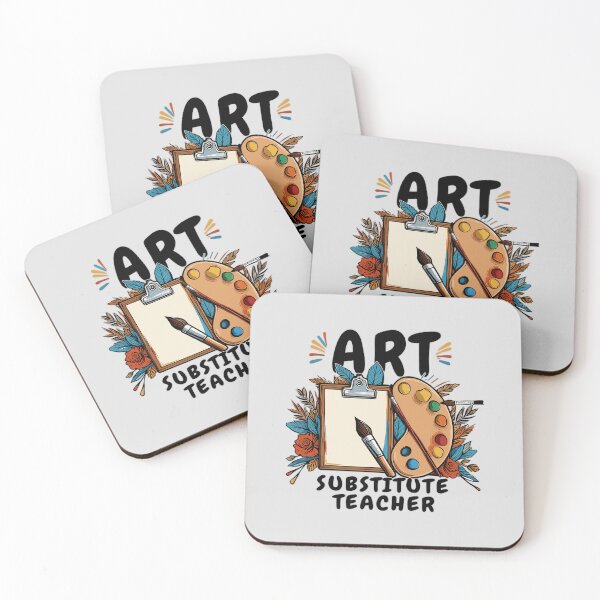 Item preview, Art Substitute Teacher: Colorful Appreciation Gift For Christmas designed and sold by Daqomm.