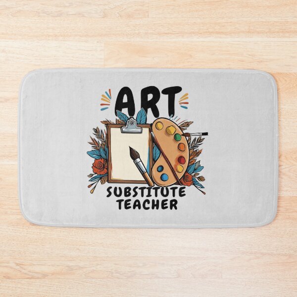 Item preview, Art Substitute Teacher: Colorful Appreciation Gift For Christmas designed and sold by Daqomm.