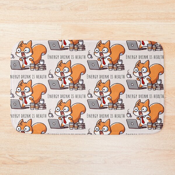 Item preview, Energy Boost Squirrel designed and sold by LemuellTrends.