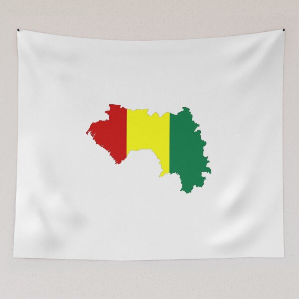Item preview, guinea flag map designed and sold by tony4urban.