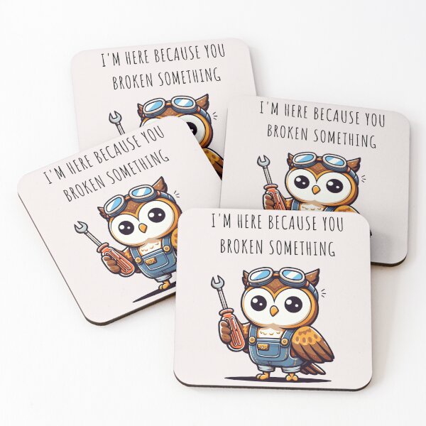 Item preview, Repairman Owl designed and sold by LemuellTrends.