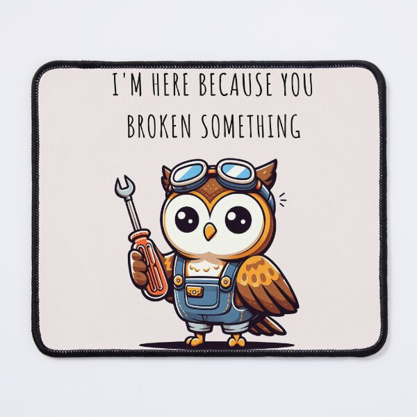 Item preview, Repairman Owl designed and sold by LemuellTrends.