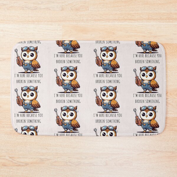 Item preview, Repairman Owl designed and sold by LemuellTrends.