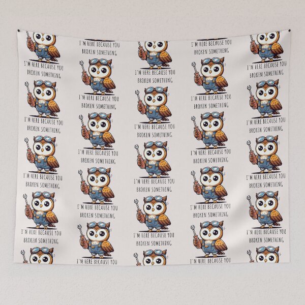 Item preview, Repairman Owl designed and sold by LemuellTrends.