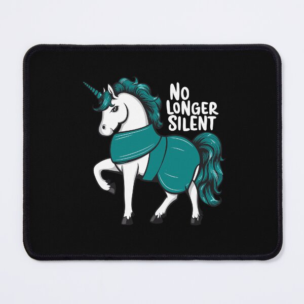 Item preview, No Longer Silent, Unicorn, Sexual Assault Awareness Month designed and sold by Adam Brooq.