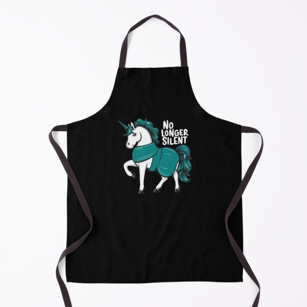 Item preview, No Longer Silent, Unicorn, Sexual Assault Awareness Month designed and sold by Adam Brooq.