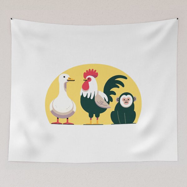 Item preview, The One with The Chick, The Duck and Marcel designed and sold by nostalgiapress.