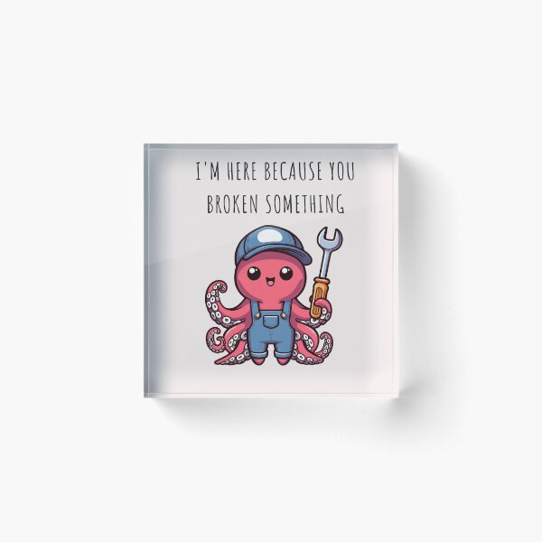 Item preview, Repairman Octopus designed and sold by LemuellTrends.
