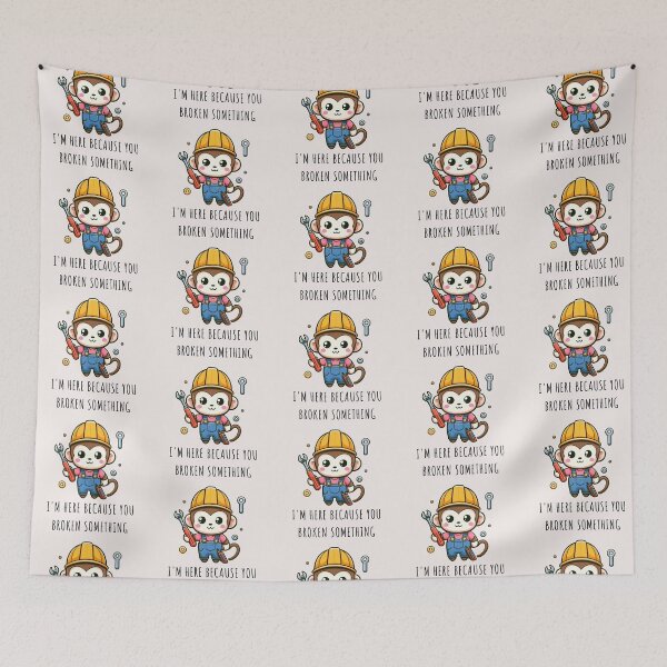 Item preview, Repairman Monkey designed and sold by LemuellTrends.