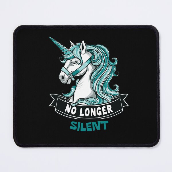 Item preview, No Longer Silent, Unicorn, Sexual Assault Awareness Month designed and sold by Adam Brooq.