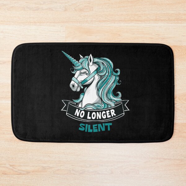Item preview, No Longer Silent, Unicorn, Sexual Assault Awareness Month designed and sold by Adam Brooq.