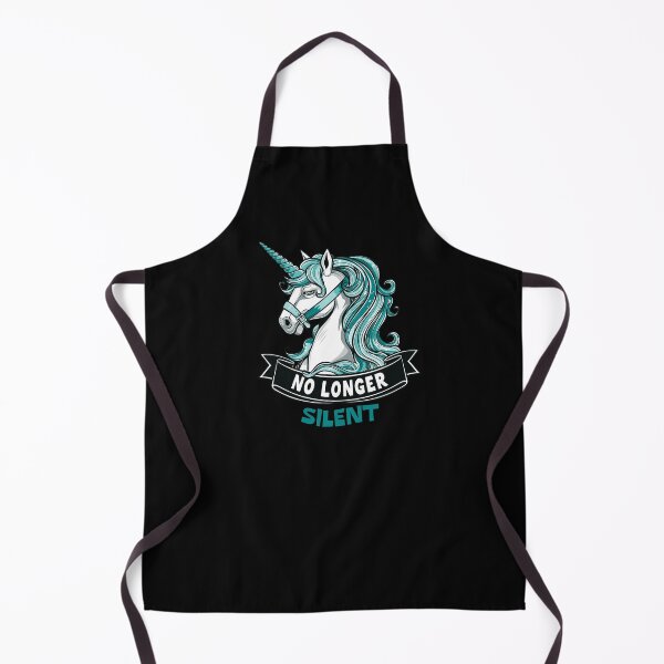 Item preview, No Longer Silent, Unicorn, Sexual Assault Awareness Month designed and sold by Adam Brooq.