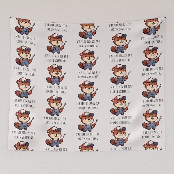 Item preview, Repairman Beaver designed and sold by LemuellTrends.