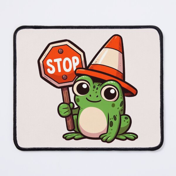 Item preview, Stop Sign Frog designed and sold by LemuellTrends.