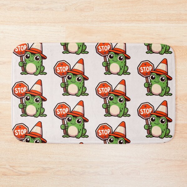 Item preview, Stop Sign Frog designed and sold by LemuellTrends.