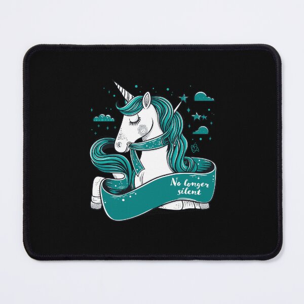 Item preview, No Longer Silent, Unicorn, Sexual Assault Awareness Month designed and sold by Adam Brooq.