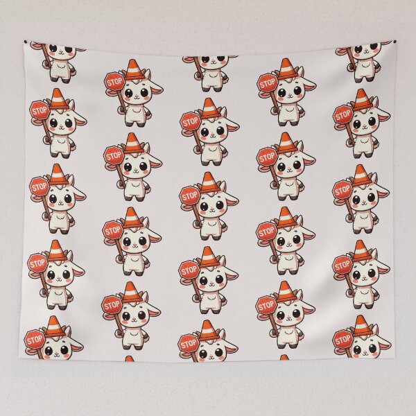 Item preview, Stop Sign Goat designed and sold by LemuellTrends.