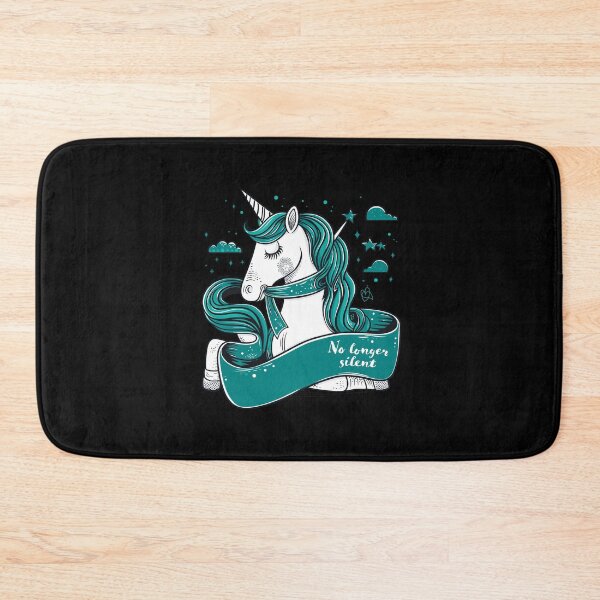 Item preview, No Longer Silent, Unicorn, Sexual Assault Awareness Month designed and sold by Adam Brooq.