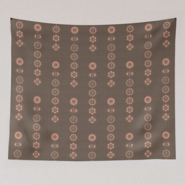 Item preview, The Seven Chakras - Earth + Coral designed and sold by Irene Estelle.