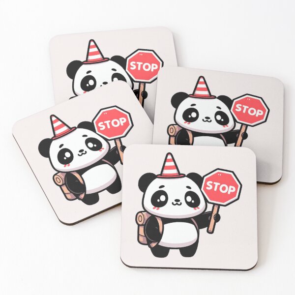 Item preview,  Stop Sign Panda designed and sold by LemuellTrends.