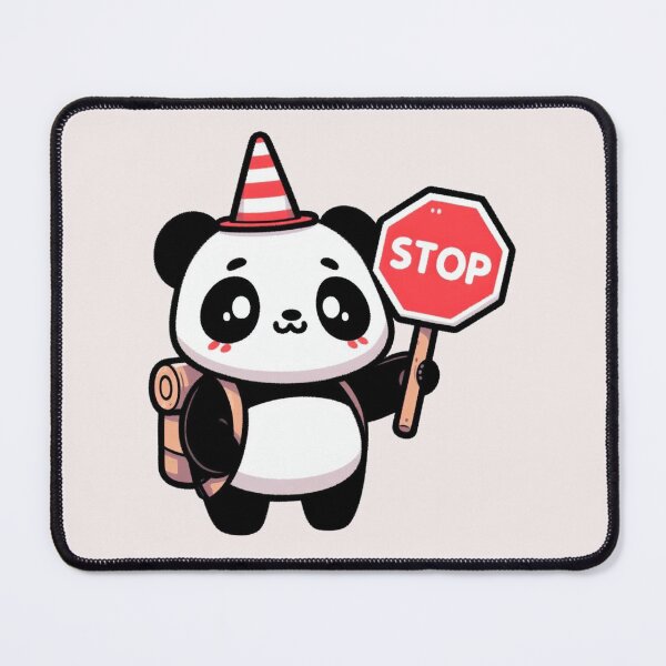 Item preview, Stop Sign Panda designed and sold by LemuellTrends.