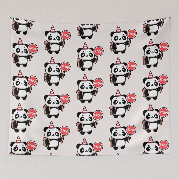 Item preview,  Stop Sign Panda designed and sold by LemuellTrends.