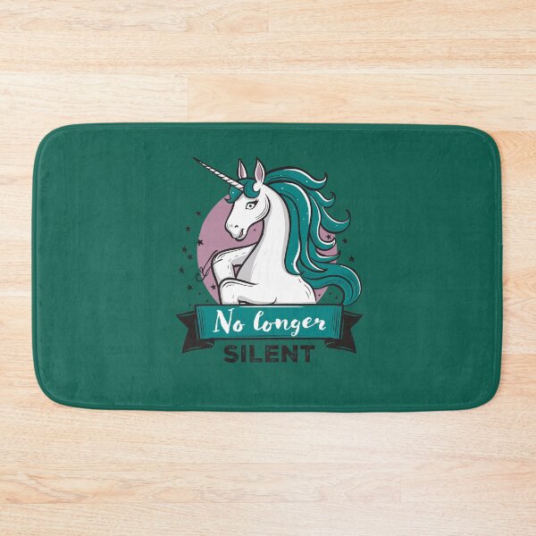 Item preview, No Longer Silent, Unicorn, Sexual Assault Awareness Month designed and sold by Adam Brooq.
