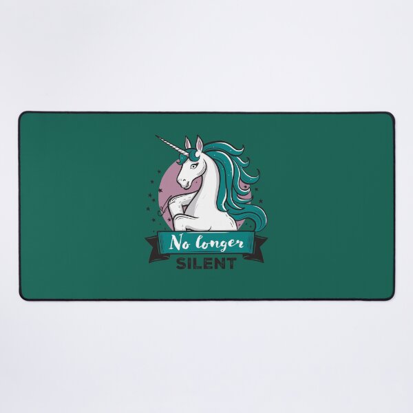 Item preview, No Longer Silent, Unicorn, Sexual Assault Awareness Month designed and sold by Adam Brooq.