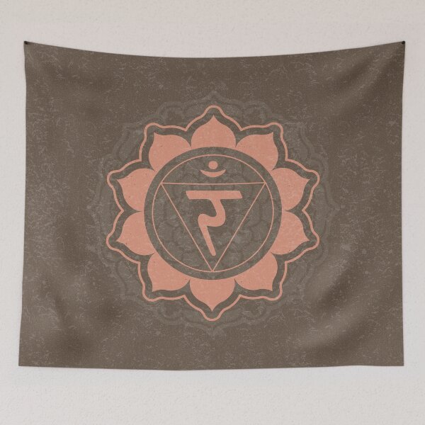 Item preview, Solar Plexus Chakra Mandala - Earth + Coral designed and sold by Irene Estelle.