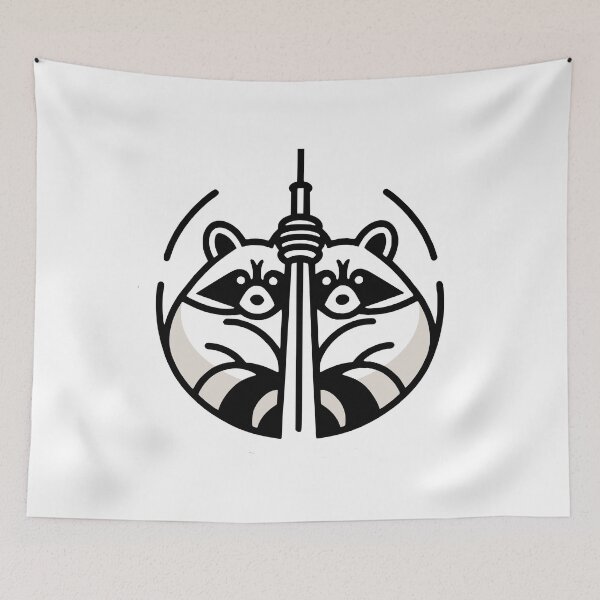 Item preview, Toronto - CN Raccoon designed and sold by nostalgiapress.