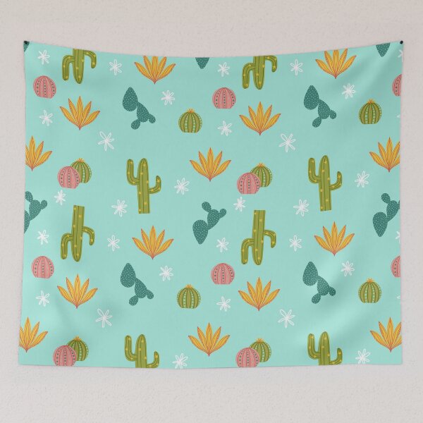 Item preview, Colorful Abstract Desert Flora Pattern designed and sold by GraceMakes03.