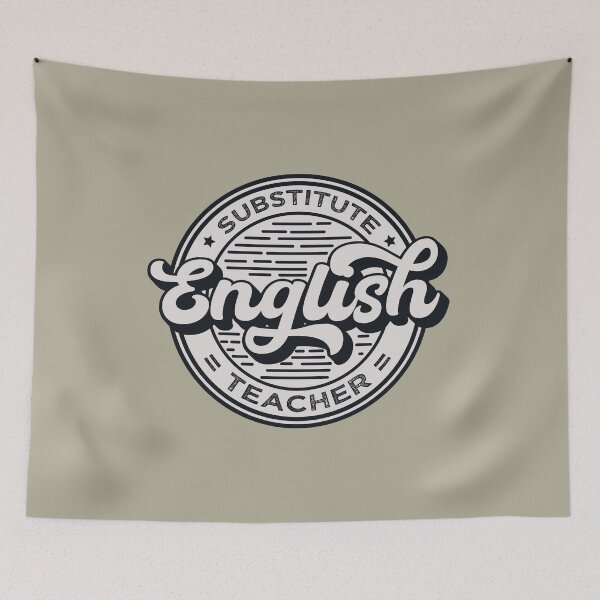 Item preview, English Substitute Teacher: Appreciation Gift For Christmas designed and sold by Daqomm.