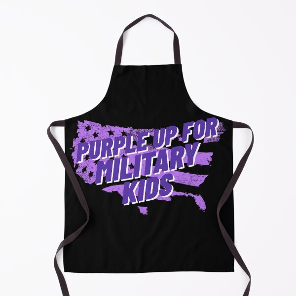 Item preview, Purple up for Military Kids designed and sold by 87-Aesthetics.