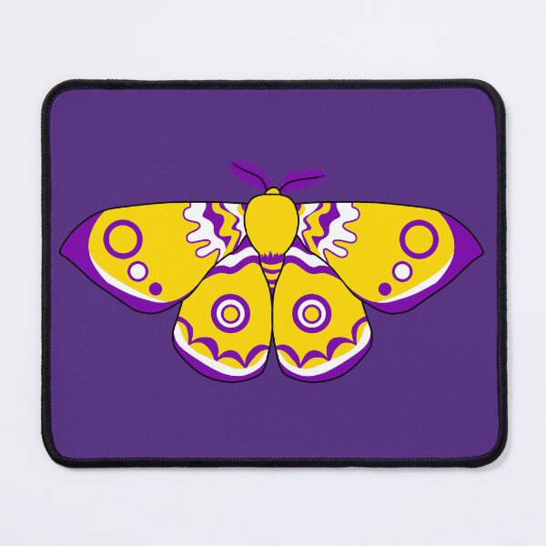 Item preview, Intersex Pride Moth designed and sold by Fave101.