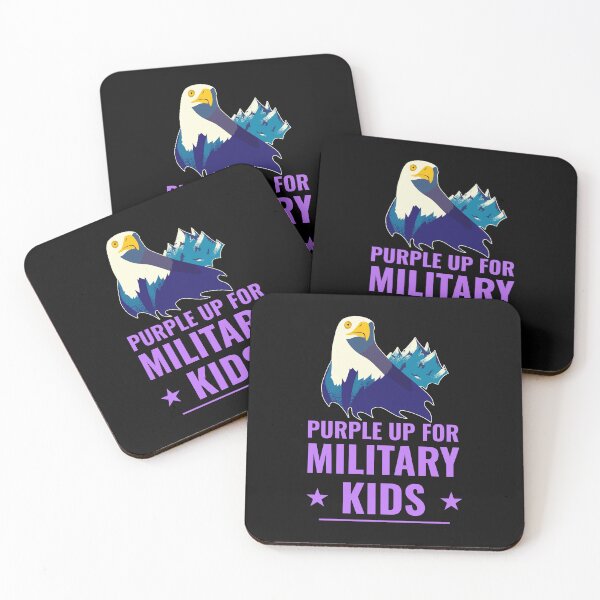 Item preview, Purple up for Military Kids designed and sold by 87-Aesthetics.