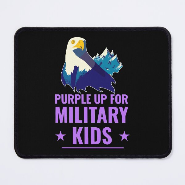 Item preview, Purple up for Military Kids designed and sold by 87-Aesthetics.