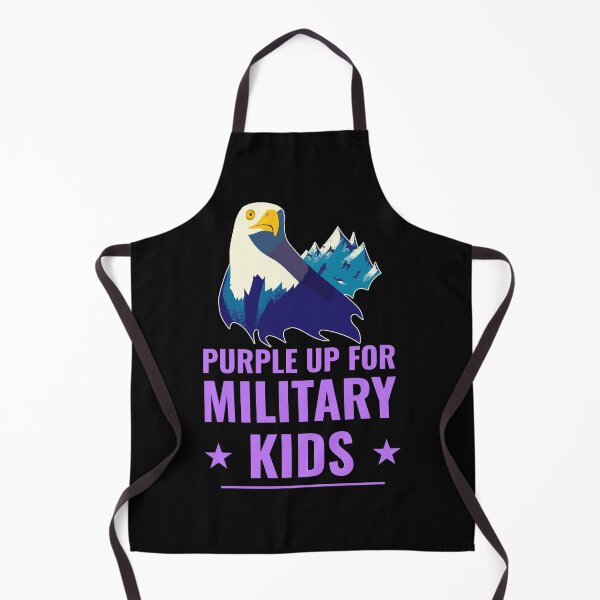 Item preview, Purple up for Military Kids designed and sold by 87-Aesthetics.