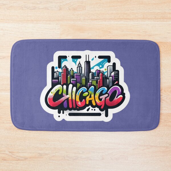 Item preview, Chicago Graffiti-Style Skyline designed and sold by PinUpPizzazz.