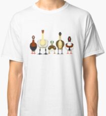 Anatidae in a Row Classic T-Shirt