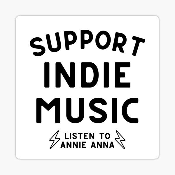 Indie Music Sticker
